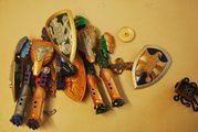 Spielzeugritter Ritterpuppen mit Rüstung zum Spielen