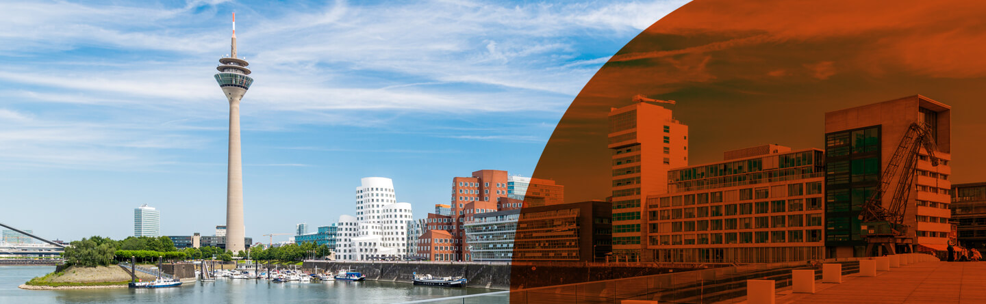 Foto der Stadt Düsseldorf, Standort der gfi proCare